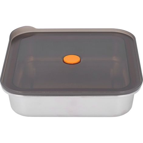 Boîte de conservation alimentaire en acier inoxydable 316 sous vide, type bento, pour réfrigérateur, 1200 ml (1/5)