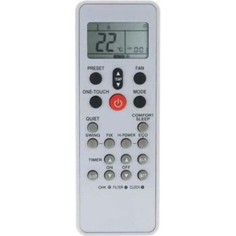 Télécommande Climatiseur Toshiba Télécommande de Remplacement pour Climatiseur Toshiba WC-L03SE (1/4)