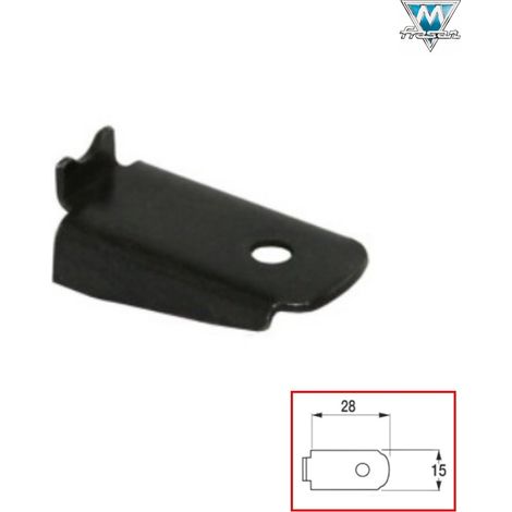 MENSOLINA NERA CM.3 PER CREMAGLIERA ART.1255NE