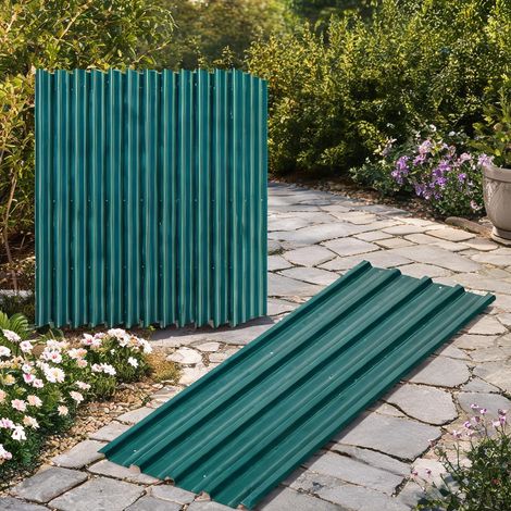 Abri de jardin verde en acero Galvanizado (1/5)