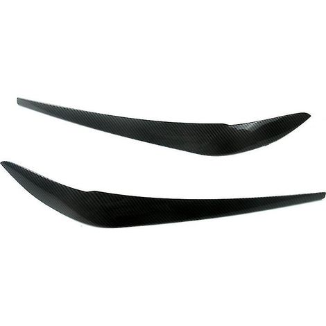 Pour BMW X3 F25 X4 F26 2014-2017 : Bande adhésive de protection de phare avant en fibre de carbone véritable (1/5)