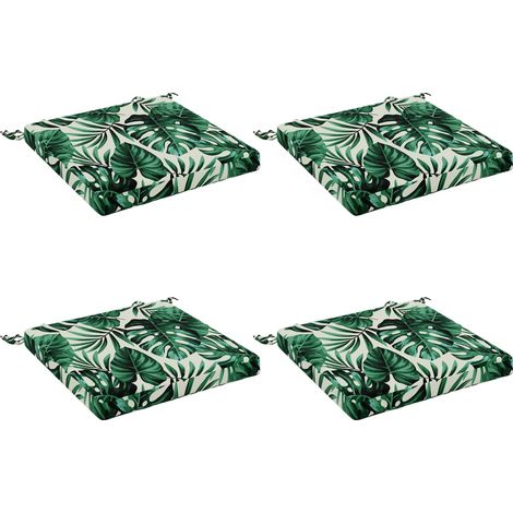 Coussins de siège 4 pièces SOEST 4 pc 100 % polyester vidaXL