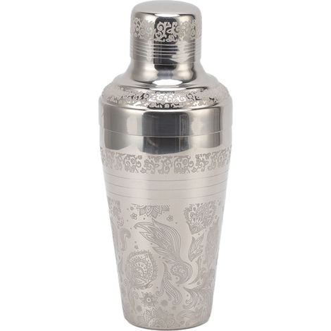 Shaker à Cocktail en acier inoxydable 304, lavable au lave-vaisselle, antirouille, mélangeur de boissons pour bar, gravure brillante de Style japonais