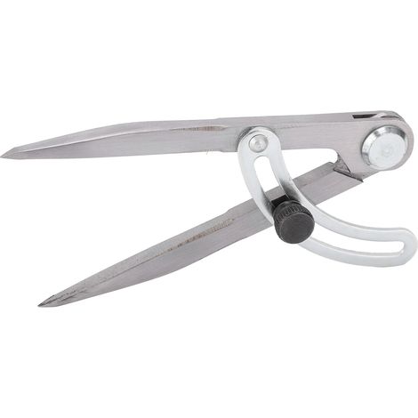 Stahl-Flügelzirkel, Bleistiftmarkierungszirkel, Kreisschneider, verstellbarer Anreißer, Handwerker 125 mm (1/5)