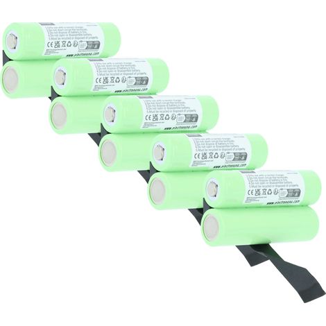 vhbw 5x Akku Ersatz für Demag 773-499-44 für Industrie-Funkfernsteuerung Fernbedienung (2000 mAh, 2,4 V, NiMH)
