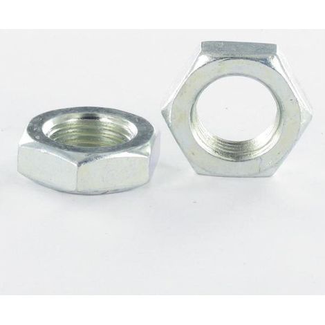Ecrou hexagonal bas hm/contre Ecrou M16 Pas fin Pas de 150 Acier zingué-200 pièces