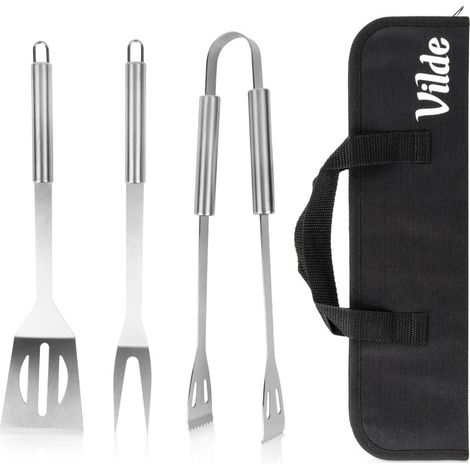 3 piece stainless steel bbq tool set with case 235493105 (1/5)