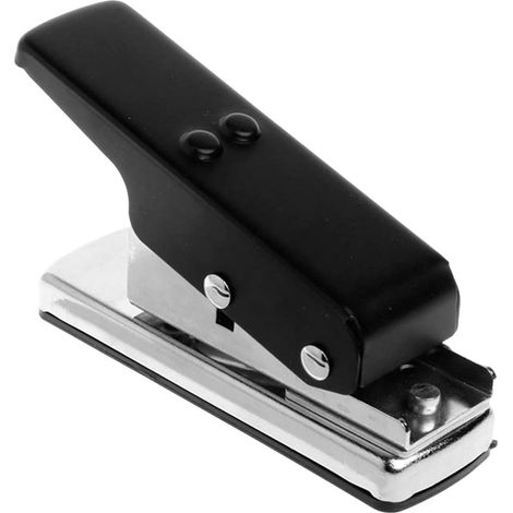 Machine de découpe de médiator de guitare – Perforatrice de médiator de guitare, construction en acier inoxydable, antidérapant polyvalent réglage de l'épaisseur Design portable et léger pour les (1/5)