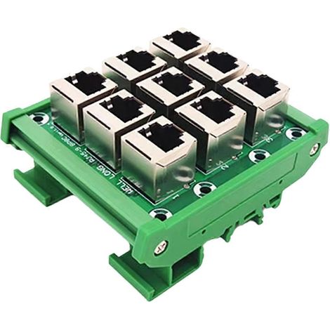 Bloc de jonction RJ45 8P8C à 9 voies (1/5)