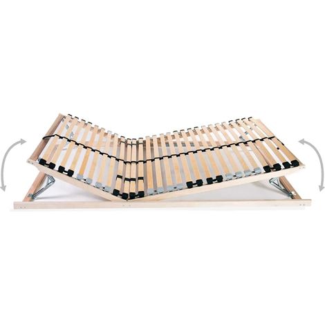 Maison Exclusive - Reti a Doghe 2 pz 7 Zone con 28 Doghe in Legno 70x200 cm (1/5)