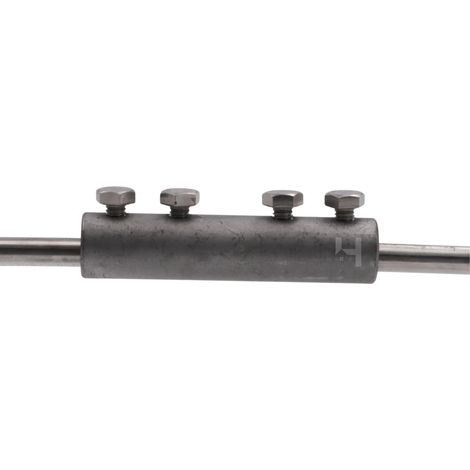 HausHeld Rohrverbinder für Blitzschutzdraht Ø 8 - 10 mm StZn (1/5)