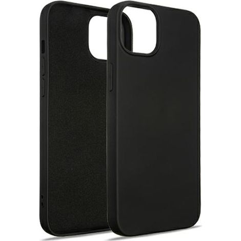 Funda de silicona Beline para iPhone 14 Plus, color negro.