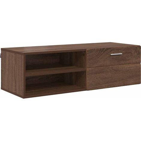 Maison Exclusive - Armadio in Legno con cassetto Rovere Marrone 100,5 x 39 x 30 cm