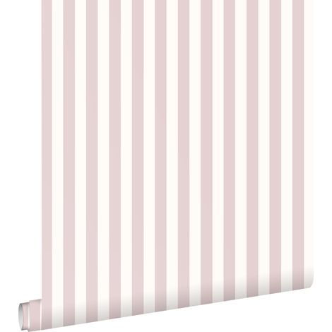 papier peint à rayures violet clair et blanc - ESTAhome (1/5)