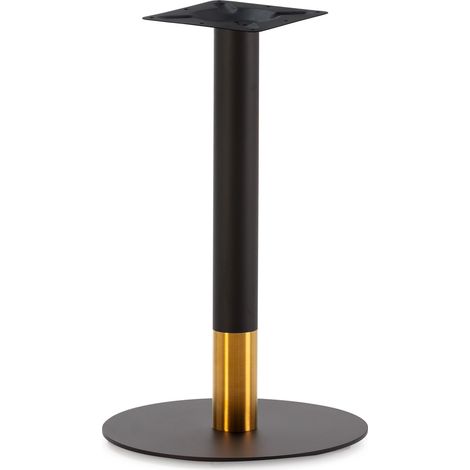 Pie De Mesa 45X45X72 Acero Inoxidable Dorado/Negro (1/4)