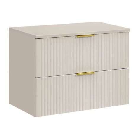 Meuble sous vasque + plateau 80 cm - Georgia Cashmere - Livraison gratuite