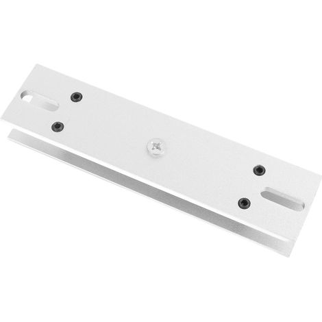 Support en forme de U pour serrure magnétique, en alliage d'aluminium, capacité de 280 kg, léger, pour portes en verre, métal et bois. (1/5)