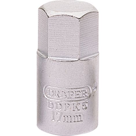 Draper 38323 17mm Hexagon Drain Plug Key for 3/8 Square Drive (1/5)