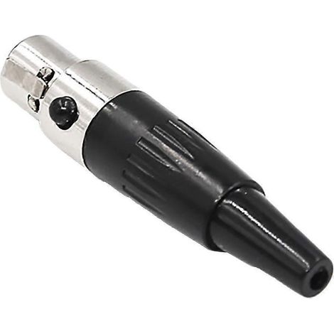 Lot de 5 connecteurs femelle/mâle mini XLR jack 3 broches pour microphone ou câble de connexion d'équipement. (1/5)