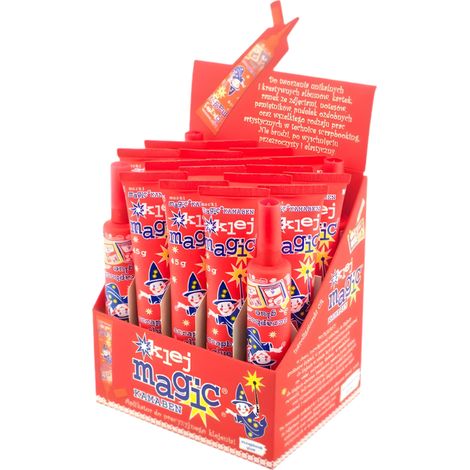 Tubo de pegamento mágico para álbumes de recortes Kamaben con aplicador, 45 g x 20 unidades (1/3)