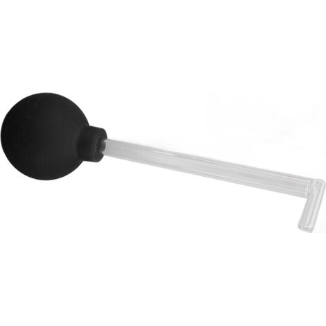 Outil manuel en verre pour retirer les amygdales, nettoyant buccal noir pour soins buccaux. (1/5)