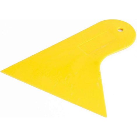 Outil de grattage pour film plastique, petit format, correcteur de peinture, grattoir pour membrane de téléphone portable ou d'ordinateur (jaune) (1/3)