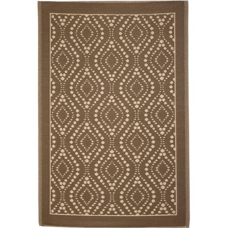 Tapis de jardin "Desert Dream" en plastique - Marron - L 182 x l 121 cm - Livraison gratuite (1/2)