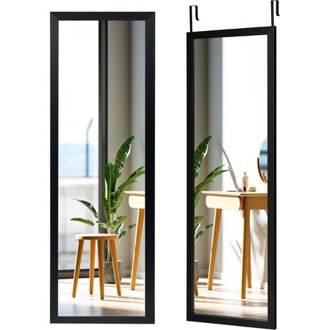 Specchio da parete 120 x 37 cm specchio da anta con ganci per appendere regolabili in altezza specchio per camera da letto 88306289 88306289 88306289 88306289 88306289 88306289 88306289 88306289 88306