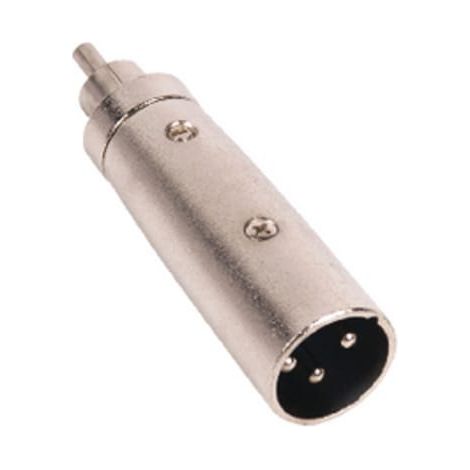 Goobay 27456 cambiador de género para cable XLR RCA Plata (1/4)