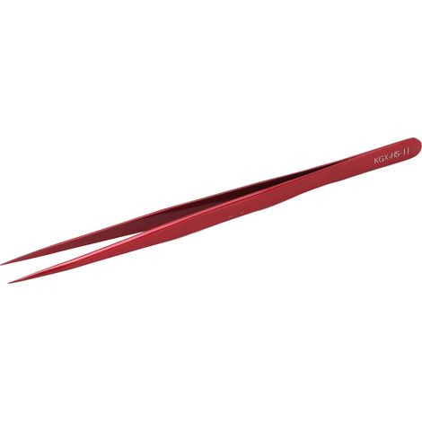 Accuracy Tweezer Portable Stable Corrosion Resistance Fine Point Tweezer for Cellphone PC Red