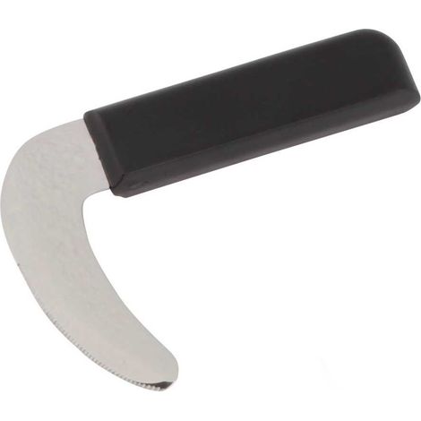 Couteau avec manche ergonomique incurvé