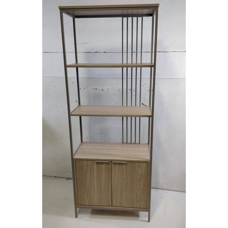 Scaffale duna rettangolare 35x68,4 cm, 2 ante, beige - 5five (1/5)