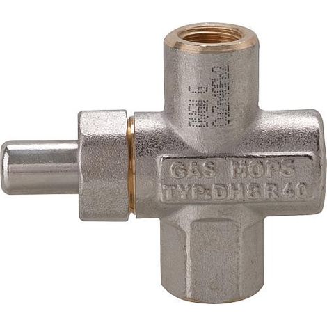 Manometre - bouton poussoir de robinet Raccord 1/4" (1/2)