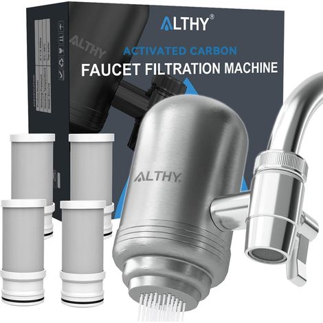 T2 Acier inoxydable Filtre à Eau de Robinet Cuisine/Salle de bain (1/5)