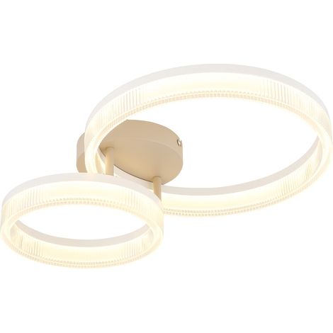 Plafonnier moderne Zara brun sable - 48046D2