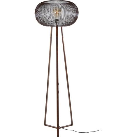 [GEBRAUCHT] B-Ware Zijlstra Copper Twist Stehlampe Leuchte Lampe schwarz kupfer Metall 170cm (1/2)
