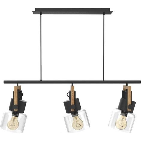 SEYNAVE Suspension Nordica verre, transparent, diam.70 cm, E27 (1/5)