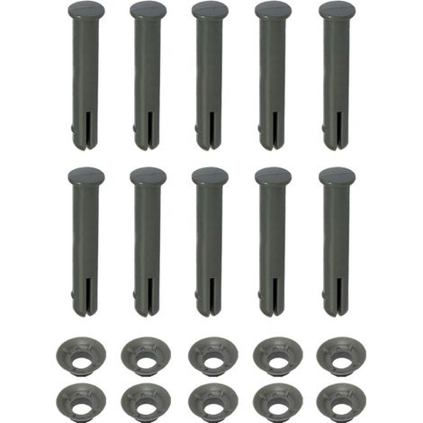 Kit de goupille et joint compatible Bestway P61796 – Pour piscine acier Pro MAX ronde – Accessoire de fixation,20 pièces (1/5)