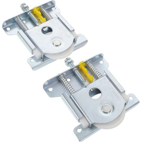 2 Poulies robustes pour portes de placard coulissantes (1/5)