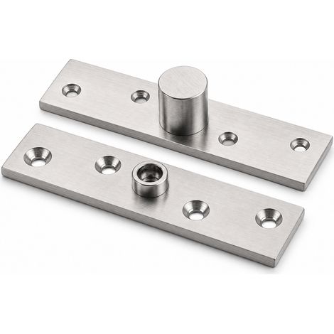 Pivot Central Inox 100 mm pour Porte en Bois Pivotante (1/5)