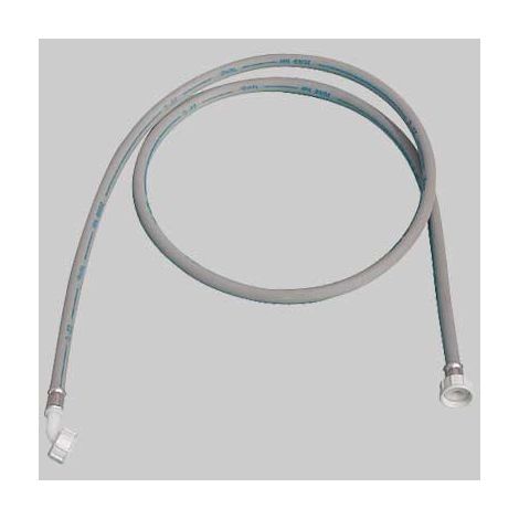 TUBO CARICO LAVATRICE IN PVC CON CURVA  cm 150     MADE IN ITALY