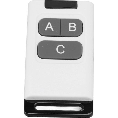 Télécommande RF 433 MHz sans fil à 3 touches pour appareils électroménagers et porte de garage, universelle (1/4)