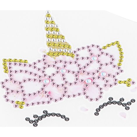 Kit DIY Diamant Créatif pour Artisanat Décoratif 33x13cm avec Motif Animal - AA437