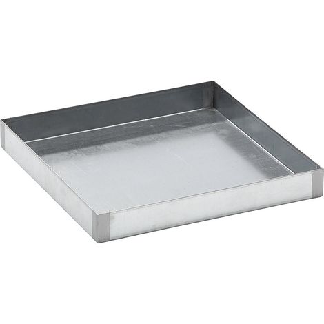 Cuve universelle en acier galvanisé 12L – Longueur 470mm – Largeur 470mm – Hauteur 60mm – Stockage liquides dangereux – Eurokraftbasic