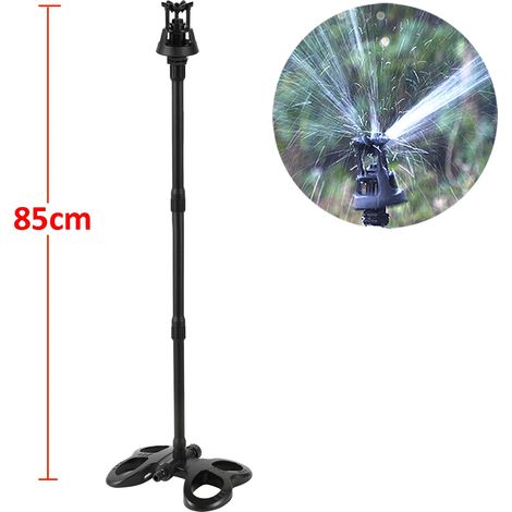 (Kit d'arrosage de 85 cm) Arroseur oscillant pour jardin avec support d'extension, buse rotative à filetage mâle 1/2" pour exploitation agricole, verger, parc, pelouse et aménagement paysager (1/5)