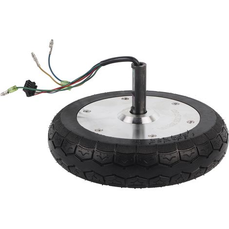 36V 350W 8in Moteur de moyeu de roue de scooter électrique Moteur de roue à arbre unique avec pneu (1/5)
