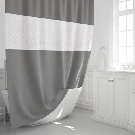 Rideau de douche - - 180x200 cm - Antibactérien - Imperméable - Résistant à la moisissure (1/4)