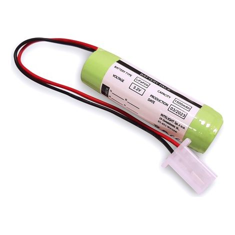 Pacco batteria LiFePO4 1x18650 3,2V 1500mAh Starlet II - L70 x Ø18 - 94916