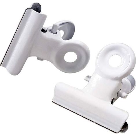 Clips De Charneire - 40 Pièces - Métal - 22 mm - Pour Étiquettes Sac Magasin Bureau Cuisine Maison (1/5)