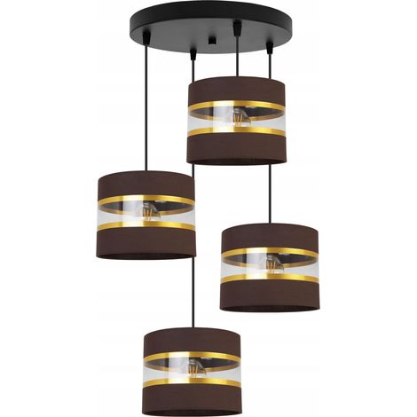 DECKE HäNGEND LAMPE KRONLEUCHTER LAMPENSCHIRM MODERN